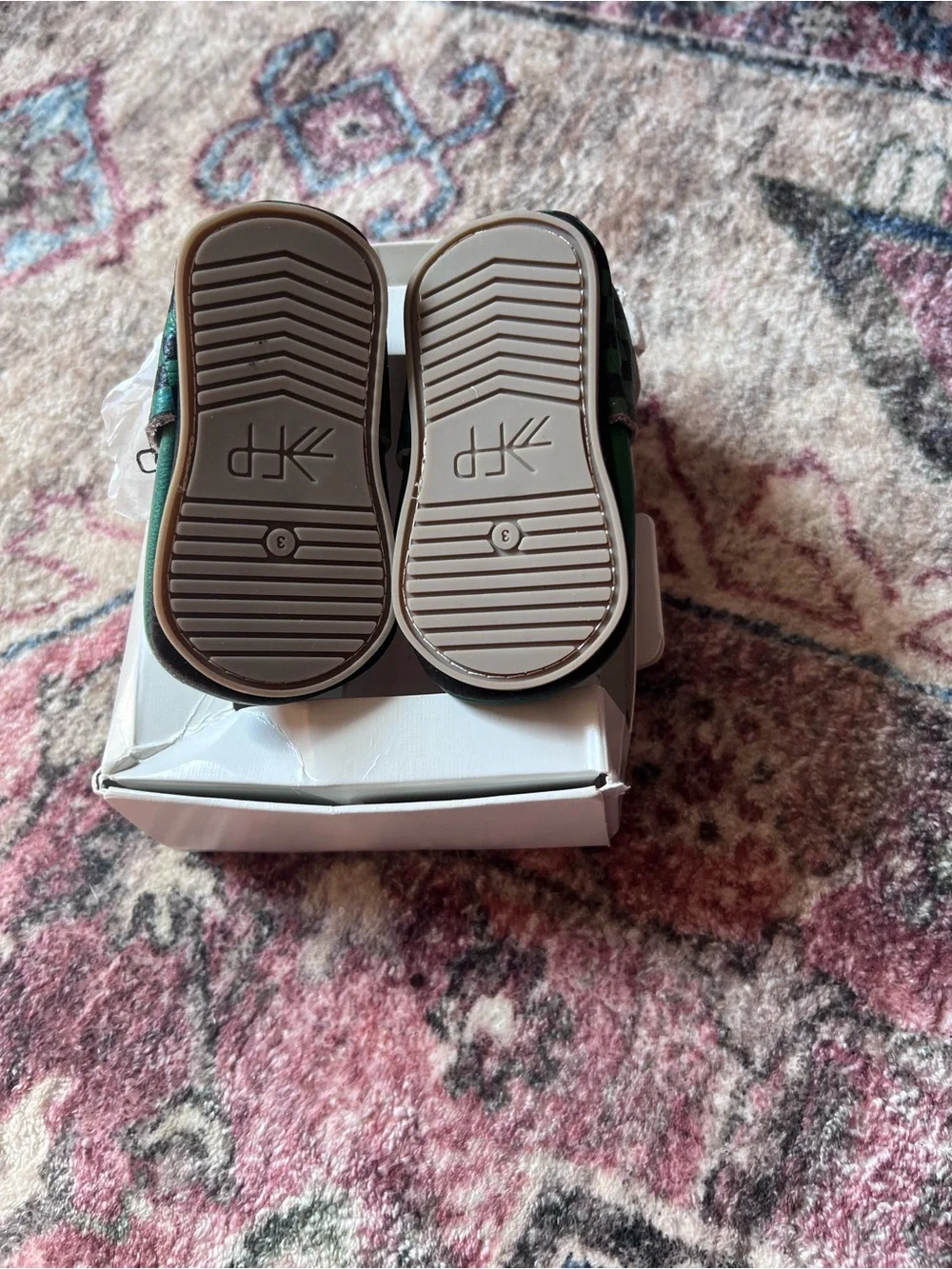 Kids Green Slytherin-themed Slip-On Shoes